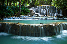 day 4 kuang si waterfall