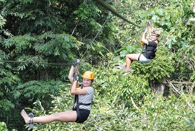 Zipline Hoi Khua Waterfall